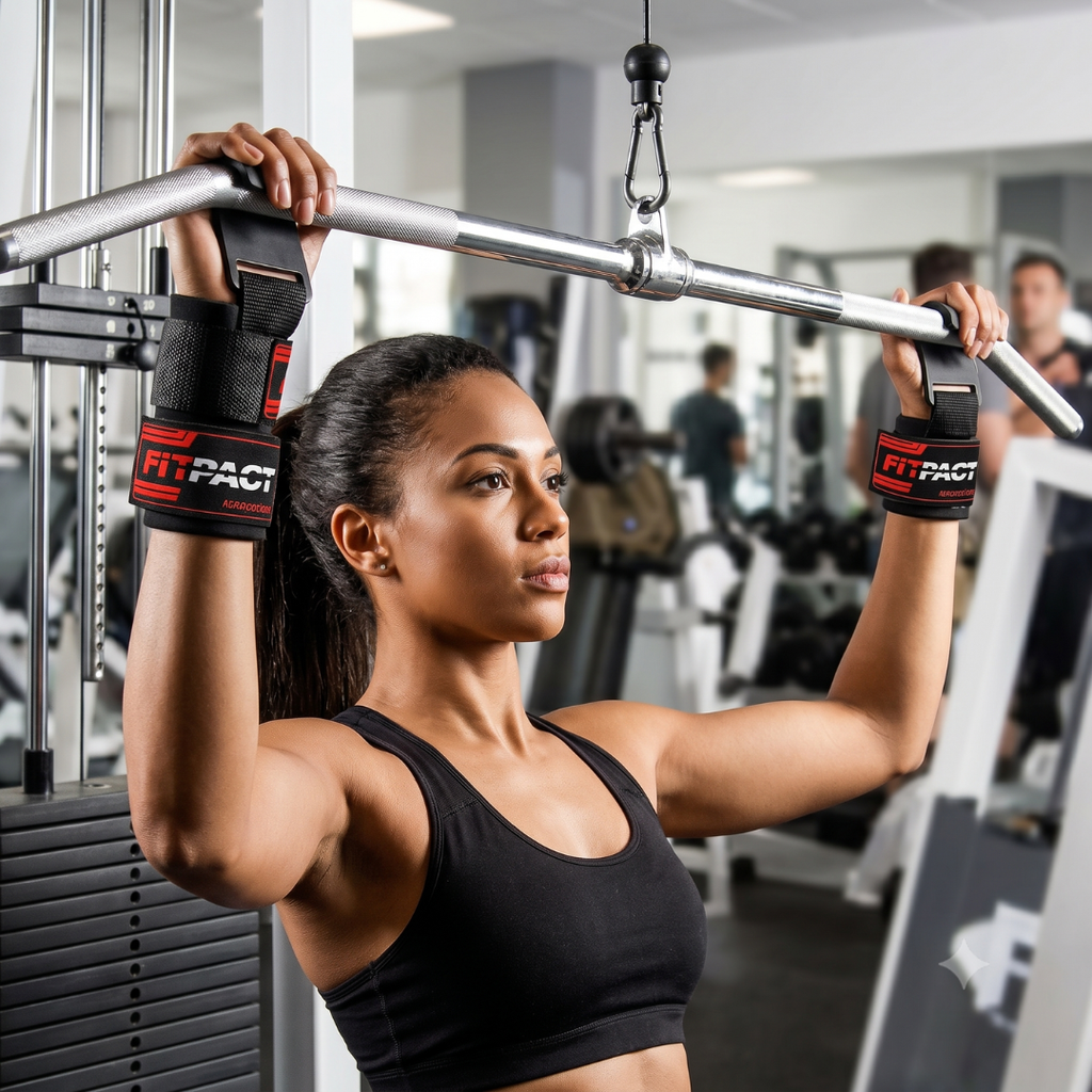 LORDEX Pro Heavy-Duty Lifting Hooks | Ultimate Grip & Wrist Support Straps