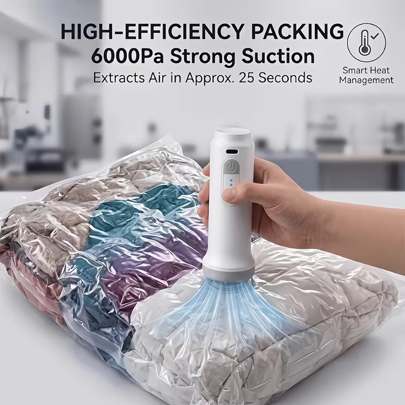 Travel Vacuum Bags with Electric Pump | 7-Piece Set