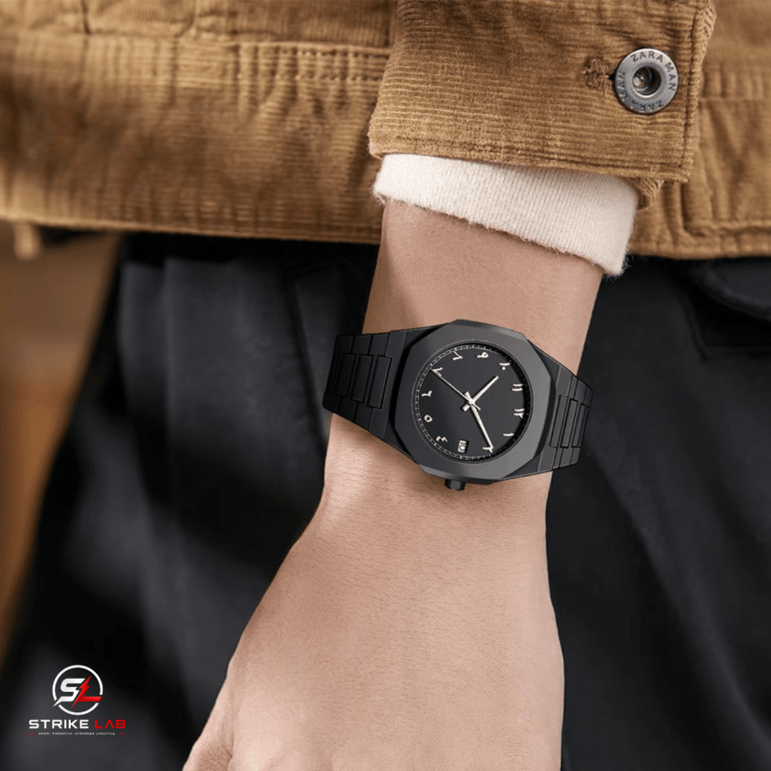 Stainless Steel Arabic Dial Watch