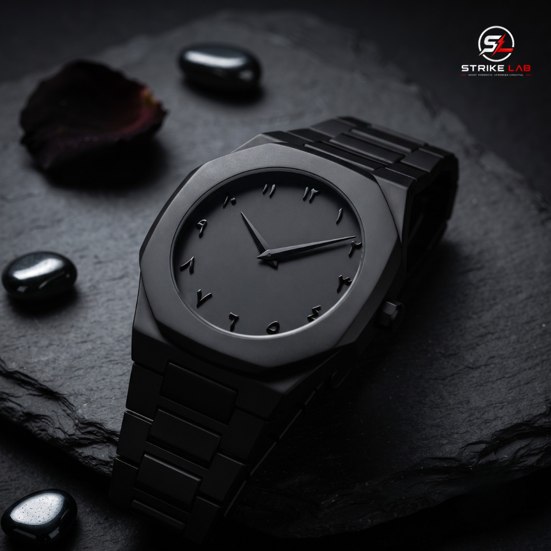 Stainless Steel Arabic Dial Watch