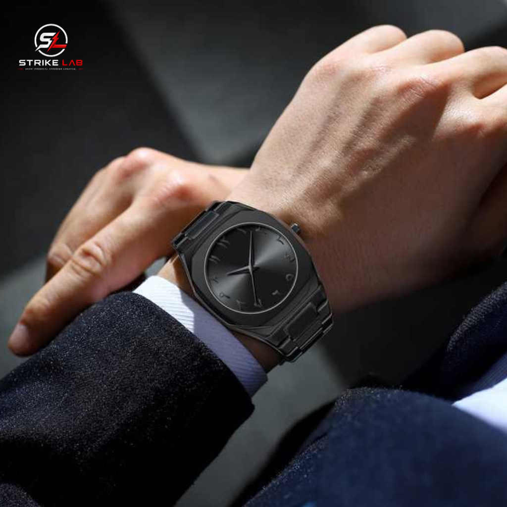 Stainless Steel Arabic Dial Watch