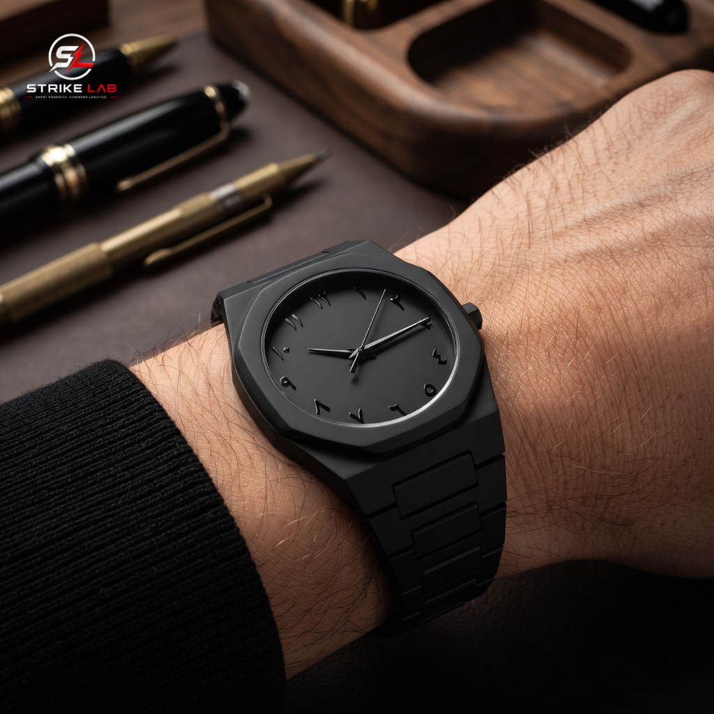 Stainless Steel Arabic Dial Watch