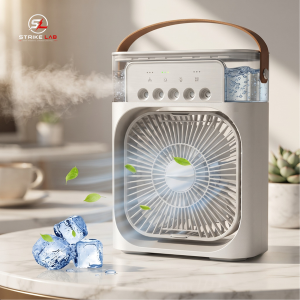 Portable Cooling Fan With Ice