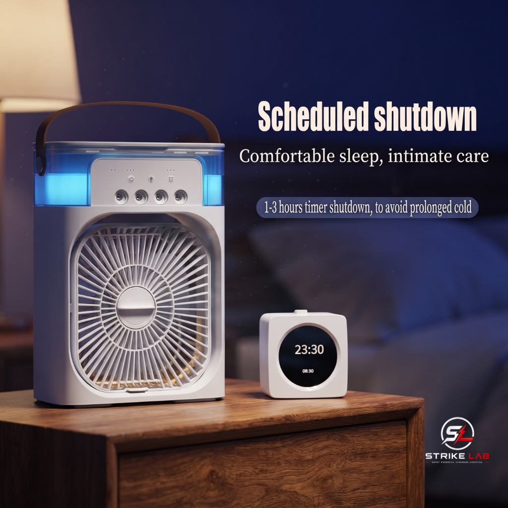 Portable Cooling Fan With Ice