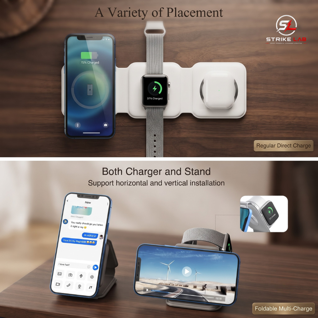 3-in-1 Wireless Charging Pad