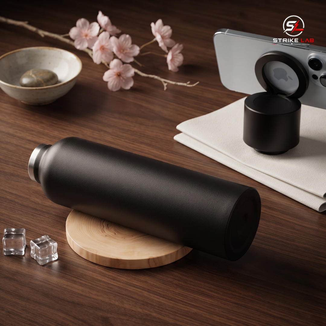Vacuum Insulated Water Bottle with Phone Stand