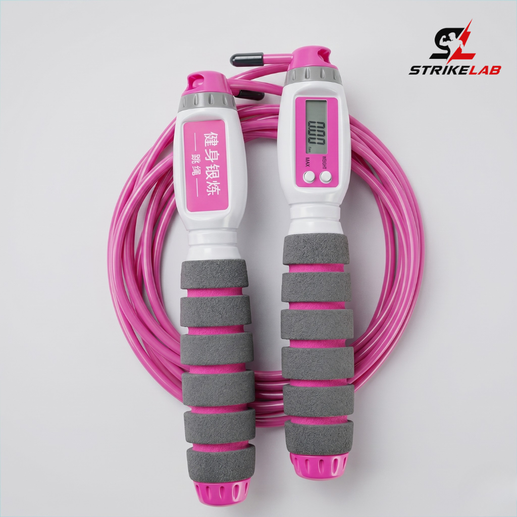 Smart Electronic Counting Jump Rope | Adjustable Speed & Calorie Tracking Fitness Gear