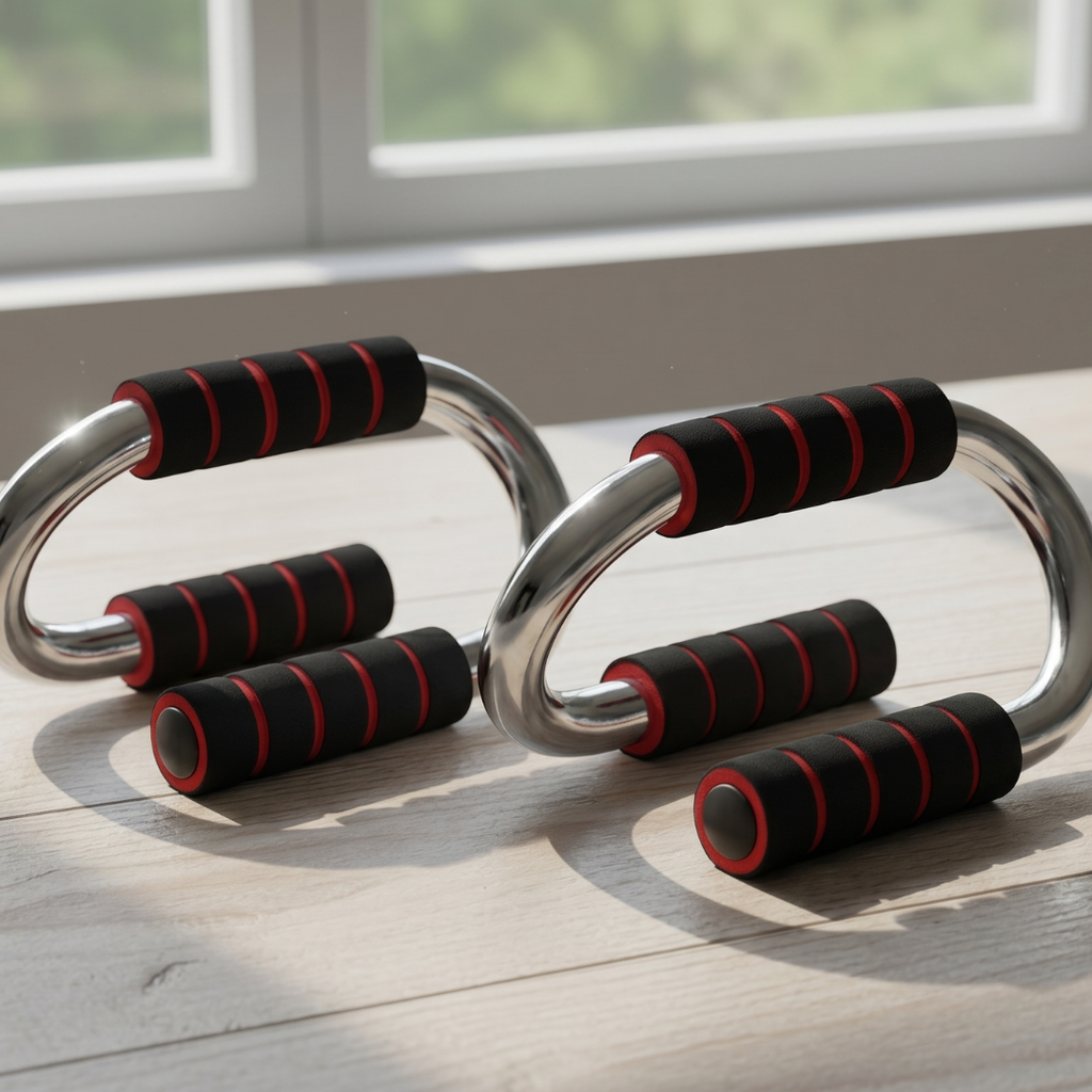 Marshal Fitness Pro Push-Up Bars | Ergonomic Grip & Wrist Support