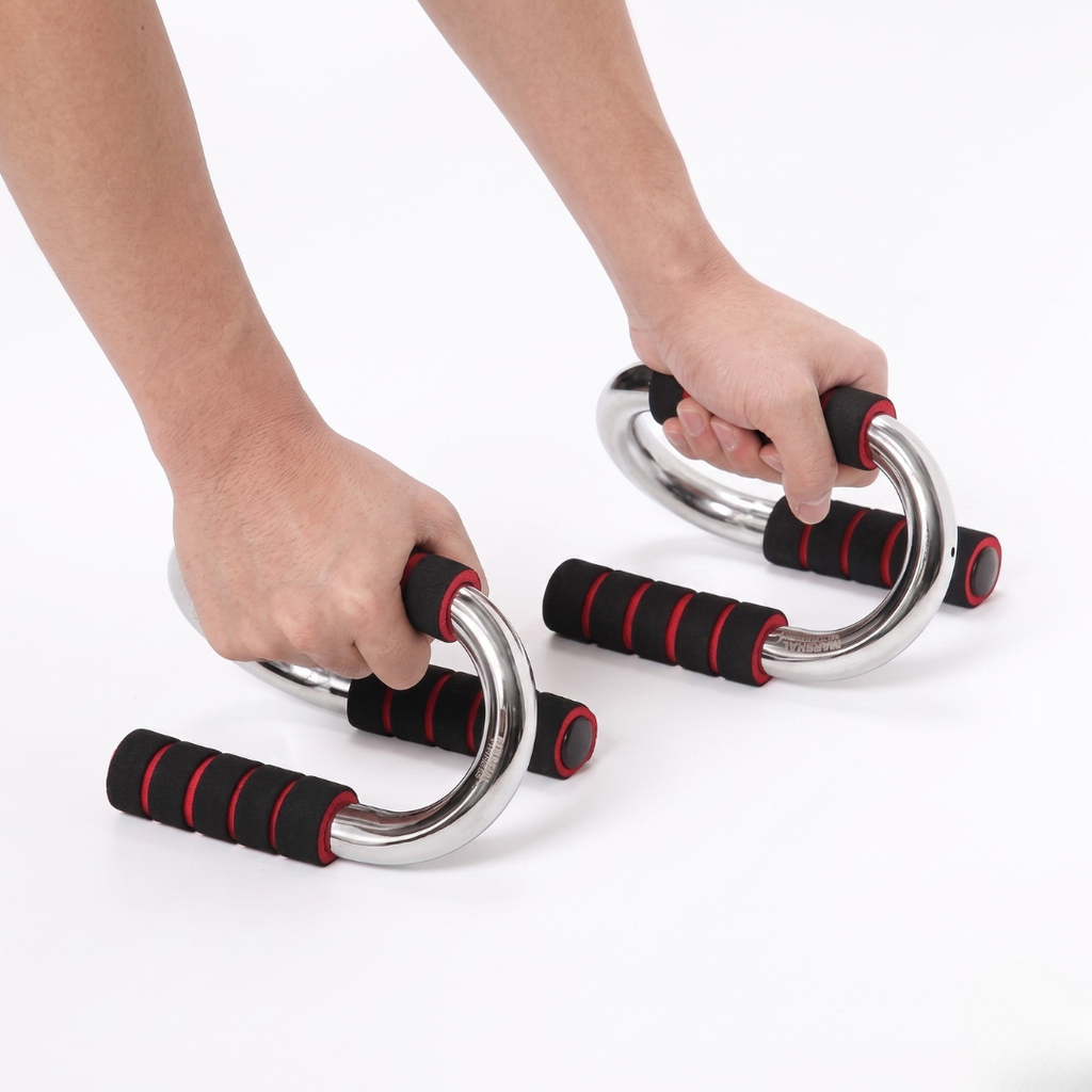 Marshal Fitness Pro Push-Up Bars | Ergonomic Grip & Wrist Support