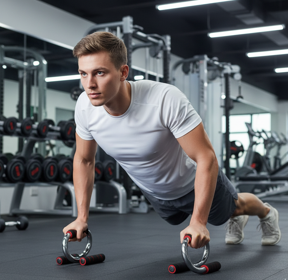 Marshal Fitness Pro Push-Up Bars | Ergonomic Grip & Wrist Support